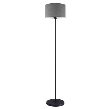LED stoječa svetilka TUNJA 1xE27/20W/230V, premer 30 cm, črna/siva