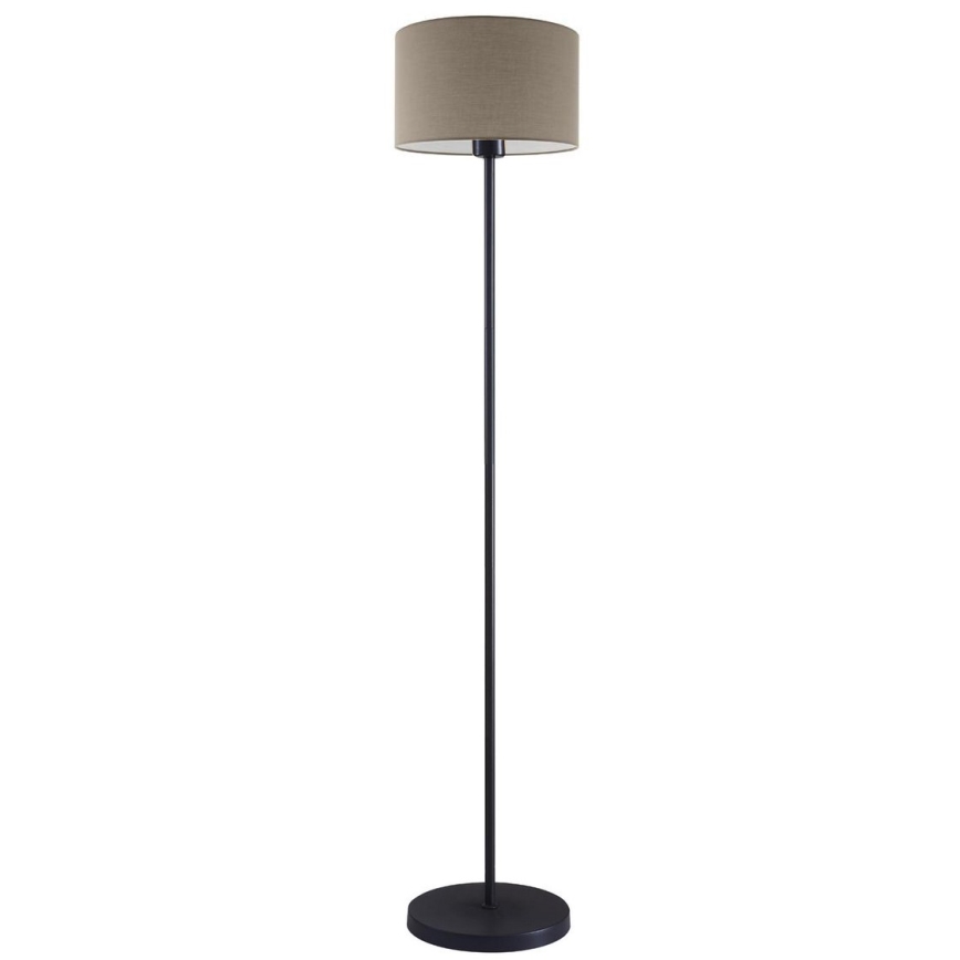 LED stoječa svetilka TUNJA 1xE27/20W/230V premer 30 cm črna/taupe