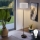 LED stoječa svetilka TUNJA 1xE27/20W/230V, premer 38 cm, črna/bela