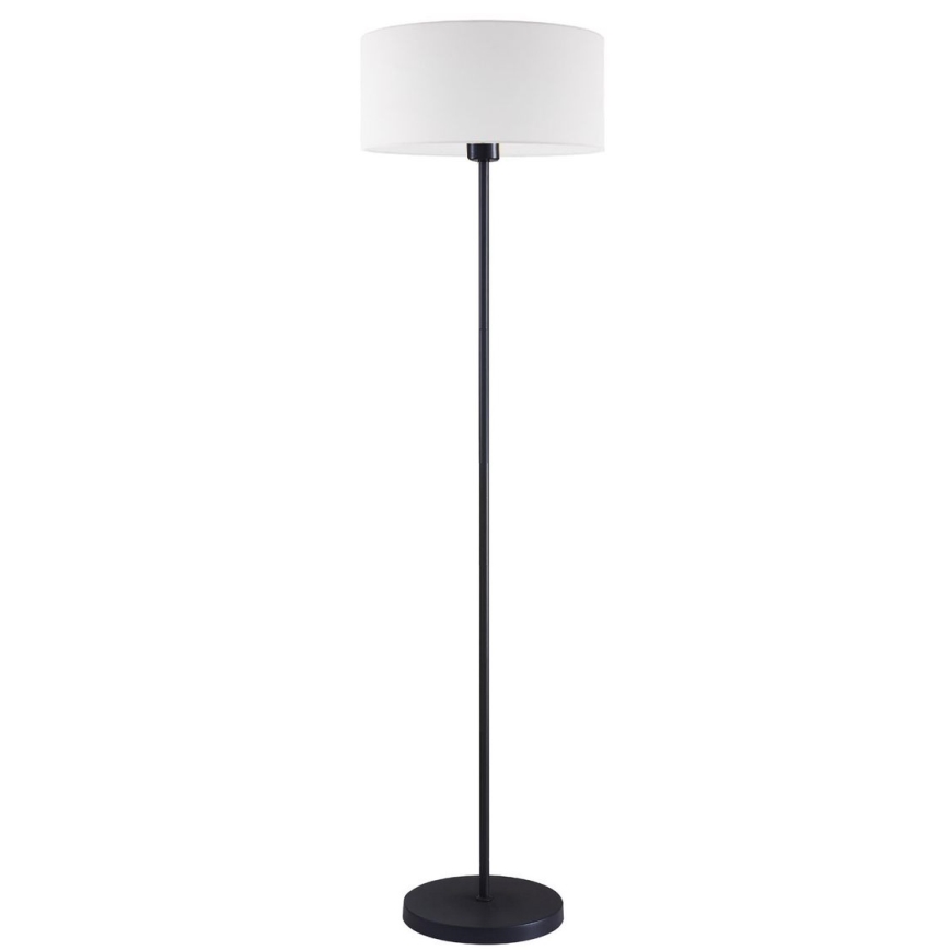 LED stoječa svetilka TUNJA 1xE27/20W/230V, premer 38 cm, črna/bela