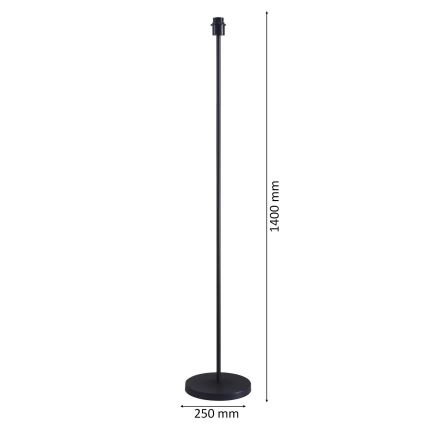 LED stoječa svetilka TUNJA 1xE27/20W/230V, premer 38 cm, črna/bela