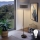 LED stoječa svetilka TUNJA 1xE27/20W/230V, premer 38 cm, črna/rjava