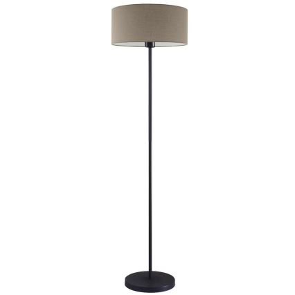 LED stoječa svetilka TUNJA 1xE27/20W/230V premer 38 cm črna/taupe