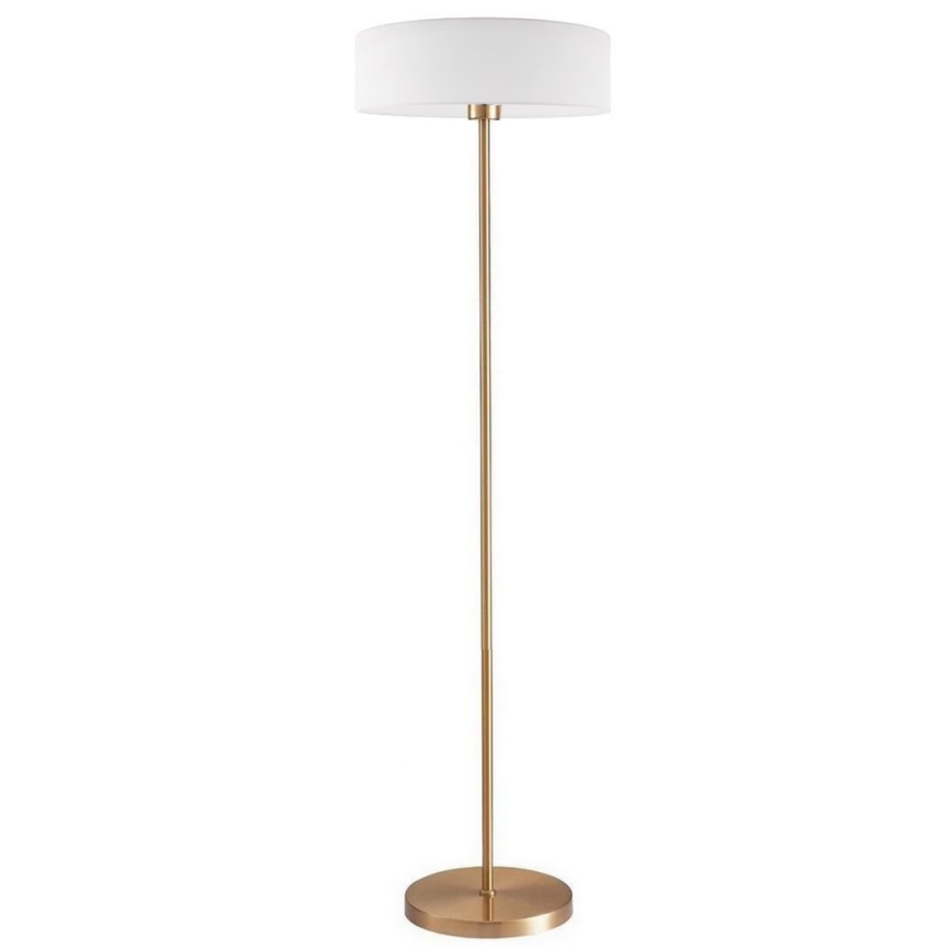 LED stoječa svetilka TUNJA 1xE27/20W/230V premer 38 cm zlata/bela