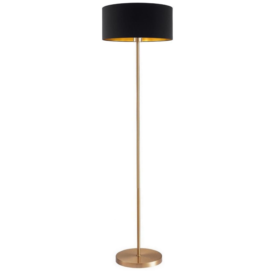 LED stoječa svetilka TUNJA 1xE27/20W/230V premer 38 cm zlata/črna