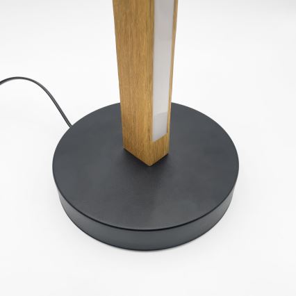 LED stoječa svetilka VERDE LED/18W/230V 3000K hrast/črna