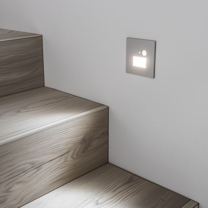LED Stopniščna luč s senzorjem gibanja LED/1,5W/230V 3000K/4000K/6500K
