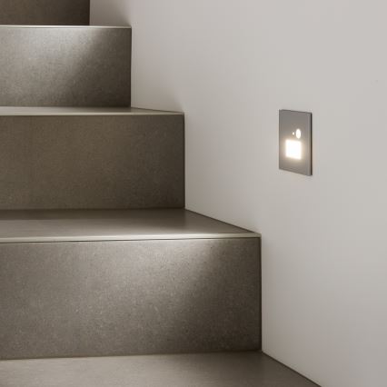 LED Stopniščna luč s senzorjem gibanja LED/1,5W/230V 3000K/4000K/6500K