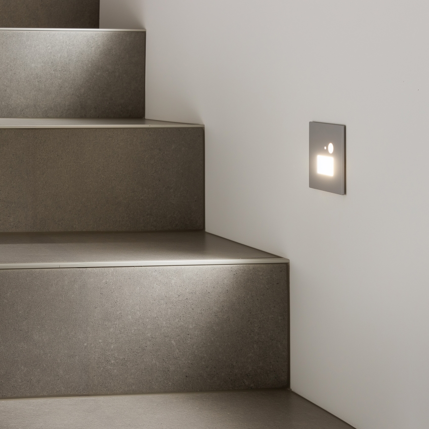 LED Stopniščna luč s senzorjem gibanja LED/1,5W/230V 3000K/4000K/6500K
