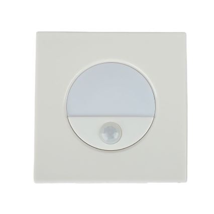 LED Stopniščna luč s senzorjem gibanja LED/3W/230V 4000K bela