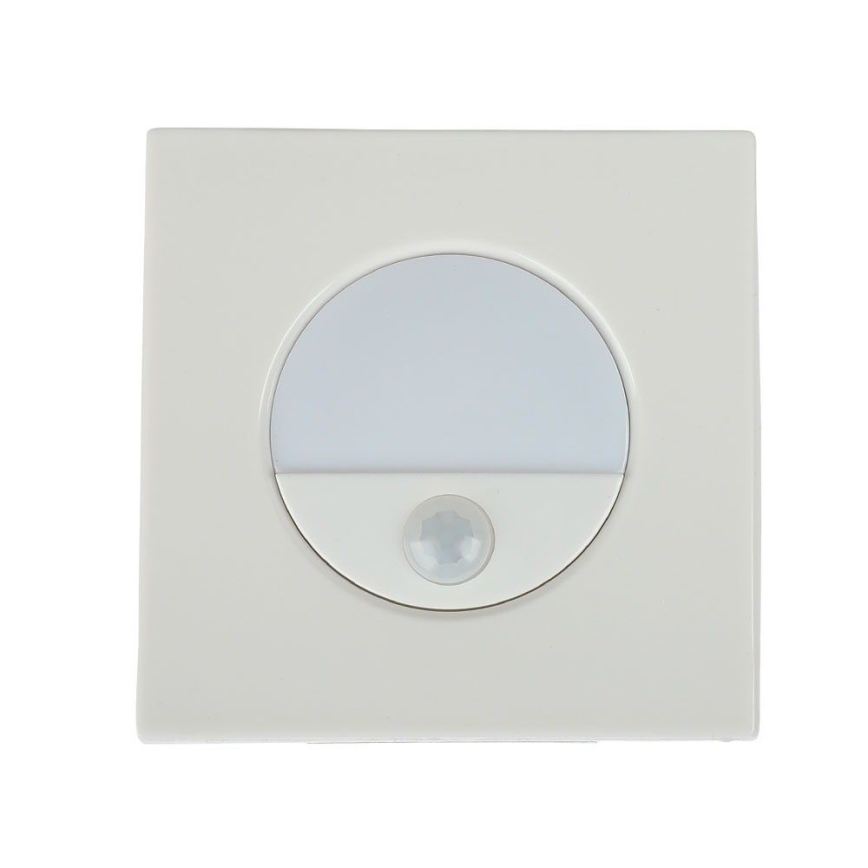 LED Stopniščna luč s senzorjem gibanja LED/3W/230V 4000K bela