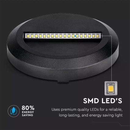 LED Stopniščna svetilka 1xLED/2W/230V 3000K IP65