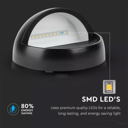 LED Stopniščna svetilka 1xLED/3W/230V 3000K IP65