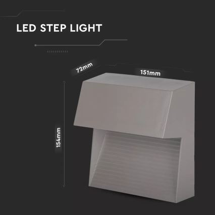 LED Stopniščna svetilka 1xLED/3W/230V 4000K IP65