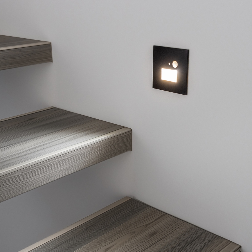 LED Stopniščna svetilka s senzorjem gibanja LED/1,5W/230V 3000K/4000K/6500K