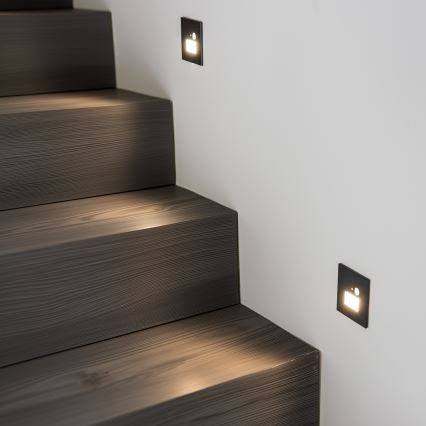LED Stopniščna svetilka s senzorjem gibanja LED/1,5W/230V 3000K/4000K/6500K