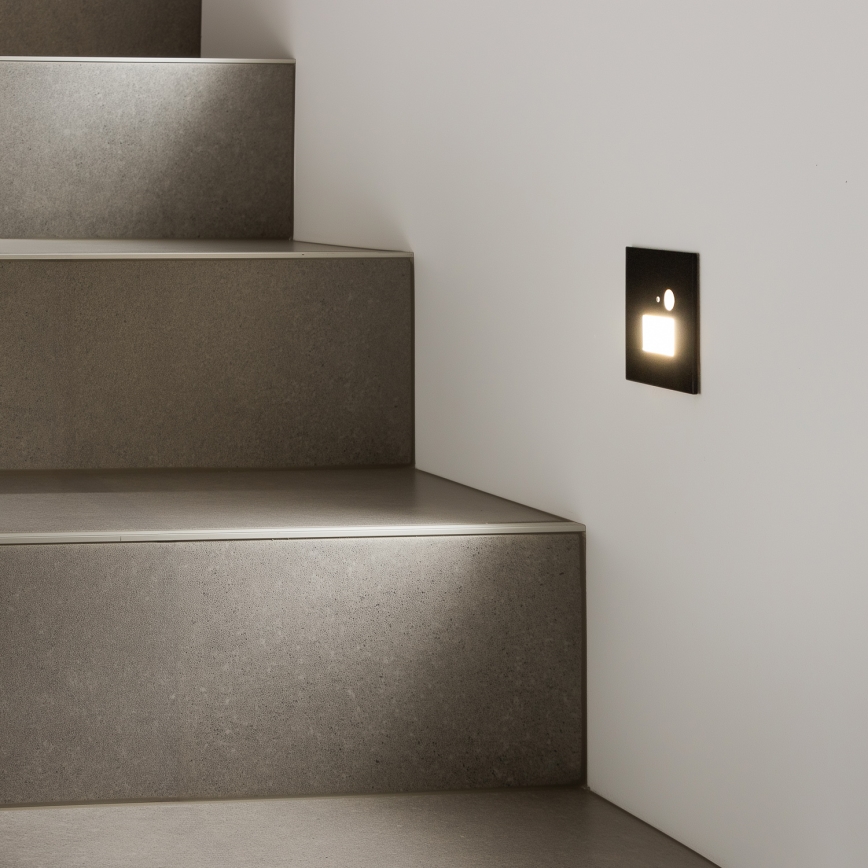 LED Stopniščna svetilka s senzorjem gibanja LED/1,5W/230V 3000K/4000K/6500K