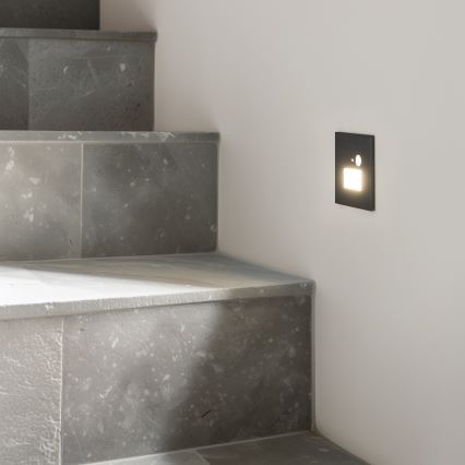 LED Stopniščna svetilka s senzorjem gibanja LED/1,5W/230V 3000K/4000K/6500K