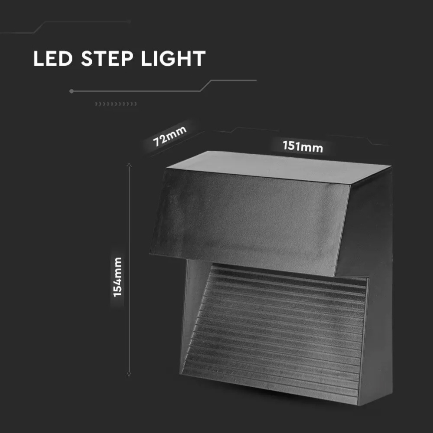 LED stopniščno svetilo LED/3W/230V 3000K IP65
