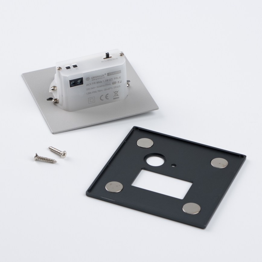 LED svetilo za stopnišče z zaznavalom gibanja in mraka LED/1,5W/230V 3000/4000/6500K antracit