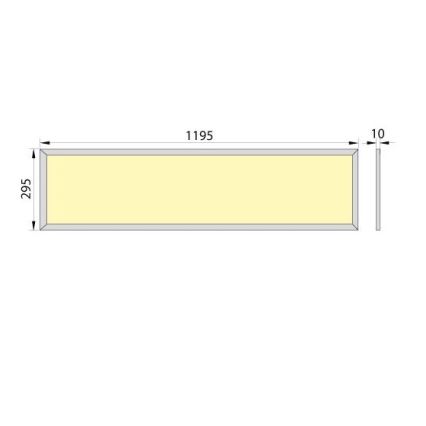 LED Stropna plošča XELENT 120 LED/50W/230V 4000K IP40