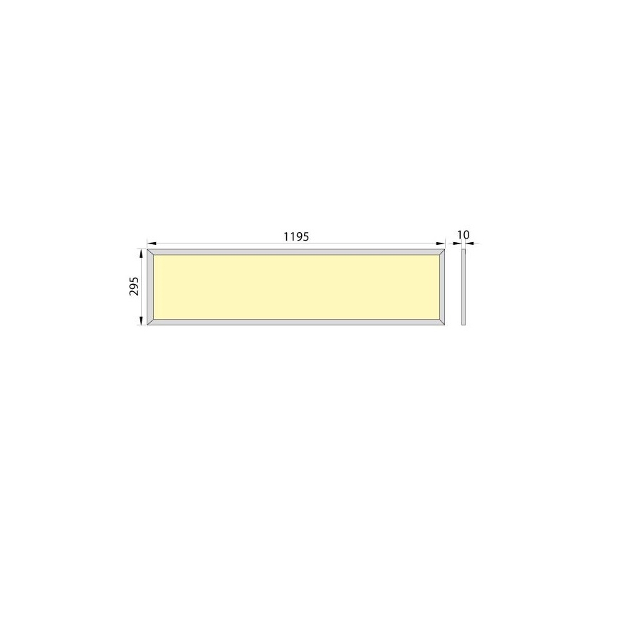 LED Vgradni panel XELENT LED/50W/230V