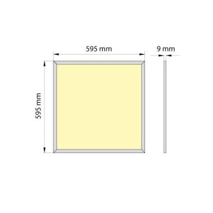 LED Stropna plošča XELENT 60 LED/40W/230V 4000K IP40