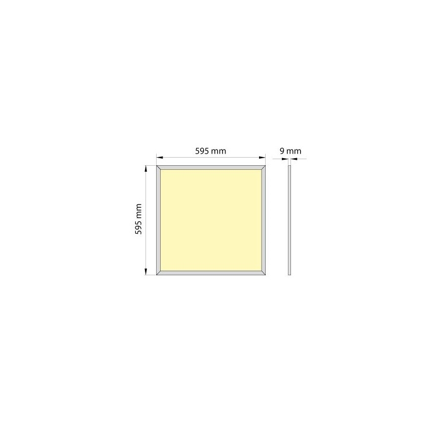 Vgradni LED panel XELENT 60 LED/40W neutralna bela