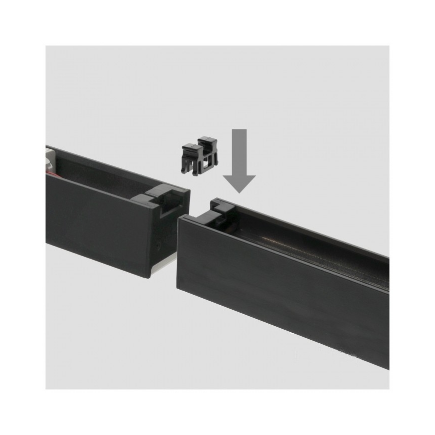 LED stropna površinsko pritrjena/viseča svetilka KOLINE LED/40W/230V 3000/4000/6500K 120 cm črna