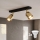 LED stropna reflektorska svetilka TOP 2xGU10/10W/230V črna/zlata