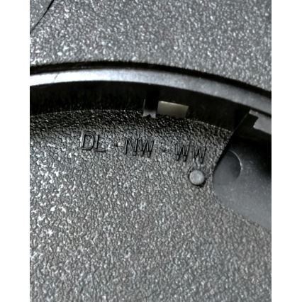 LED stropna svetilka 18 W, 230 V — nastavljive barvne temperature 3000/4000/6500 K, premer 23 cm, črna