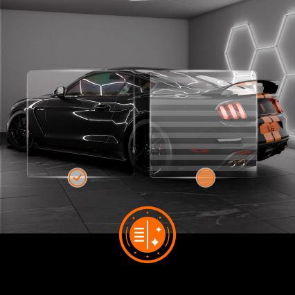 LED stropna svetilka HEXAGON LED/192W/85-265V 6500K 298x209 cm CRI 90 IP54 bela