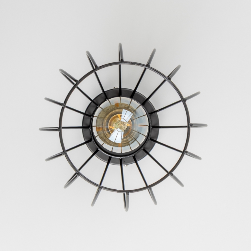 LED stropna svetilka 1xE27/6,5W/230V črna