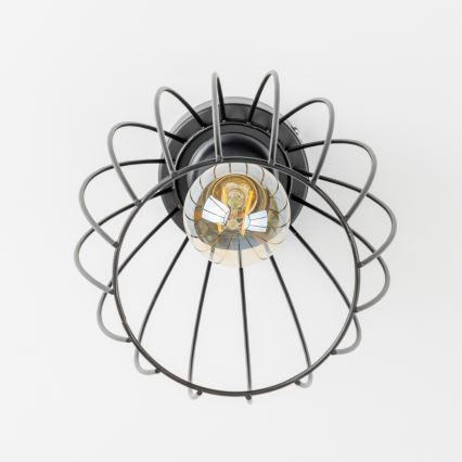 LED stropna svetilka 1xE27/6,5W/230V črna