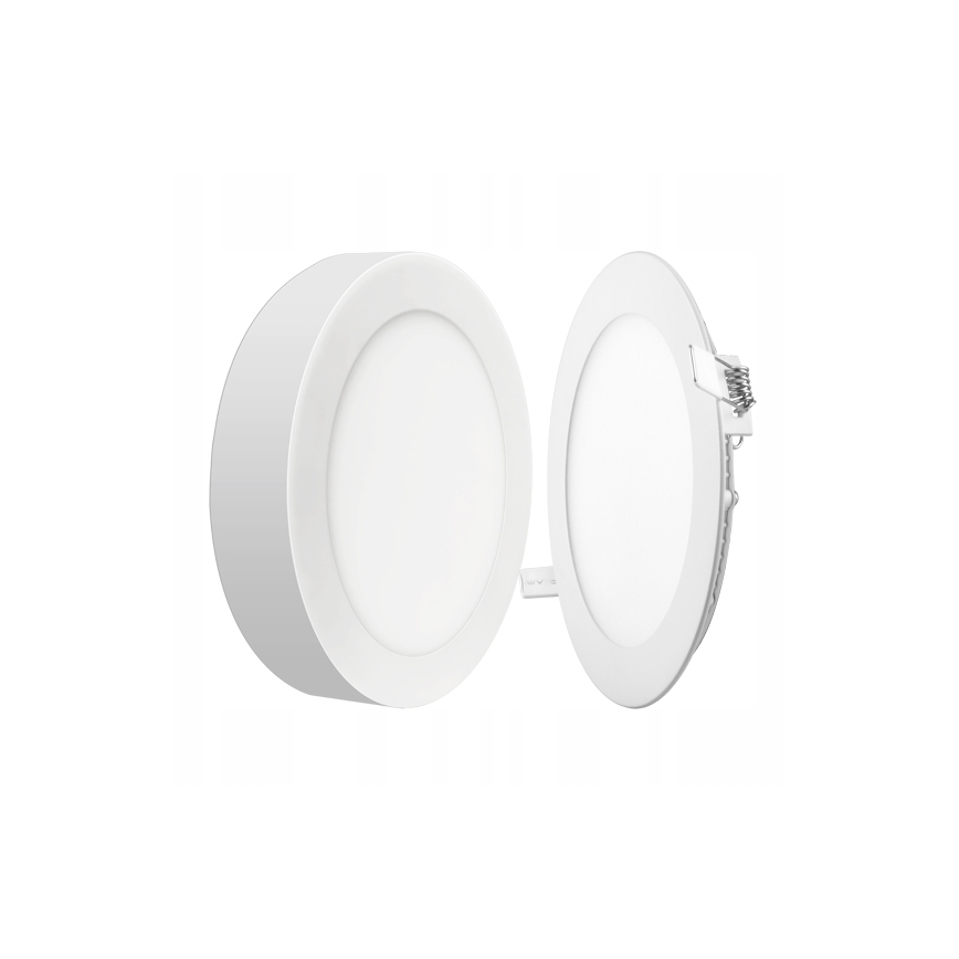 LED Stropna svetilka 2v1 LED/18W/230V 4500K pr. 22,6 cm bela