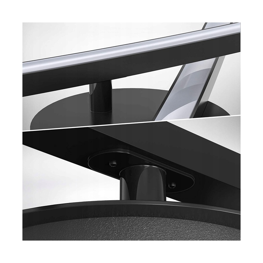 LED stropna svetilka 2xLED/6W/230V 3000K črna