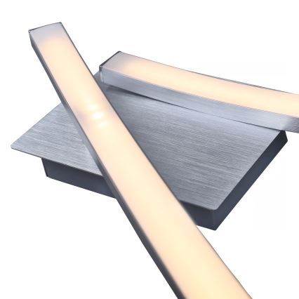 LED stropna svetilka 2xLED/6W/230V 3000K matni krom