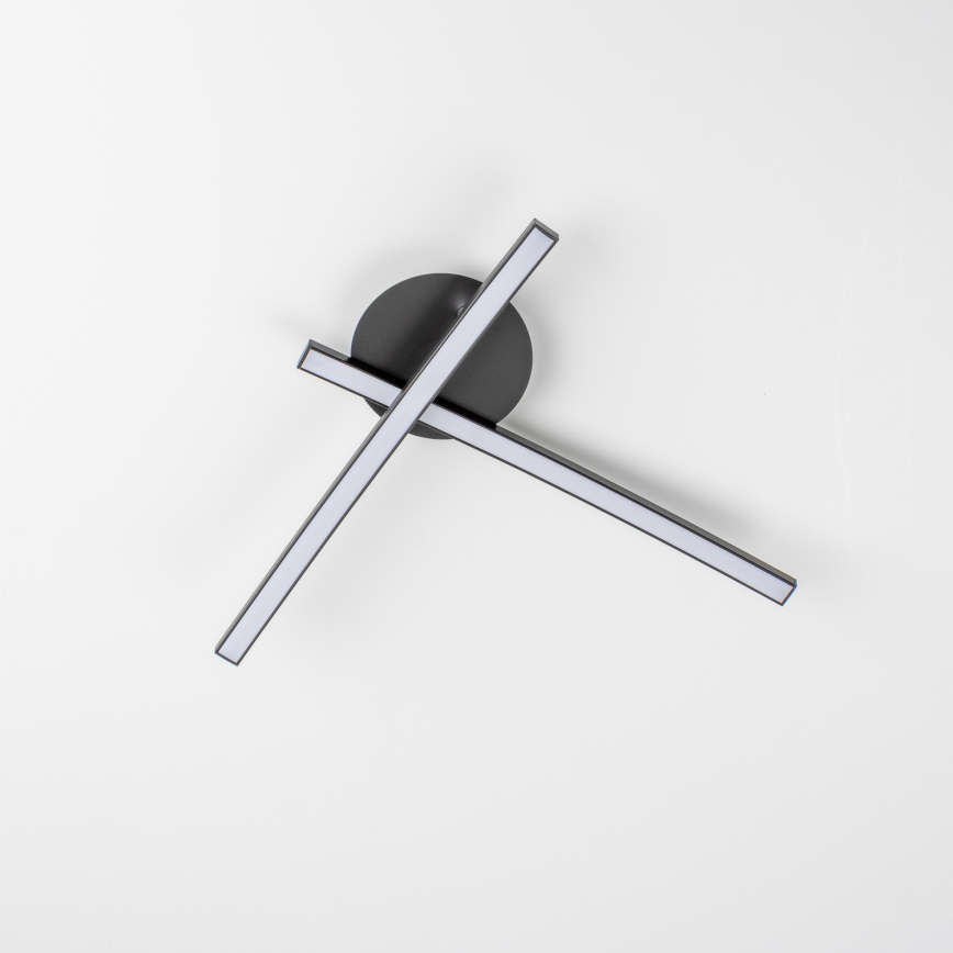 LED stropna svetilka 2xLED/6W/230V črna