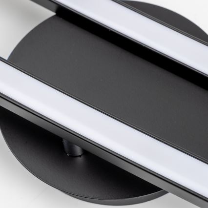 LED stropna svetilka 2xLED/6W/230V črna