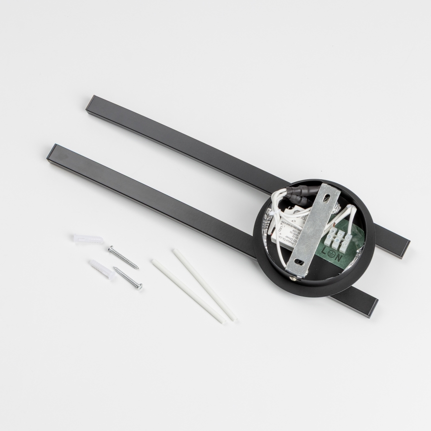 LED stropna svetilka 2xLED/6W/230V črna