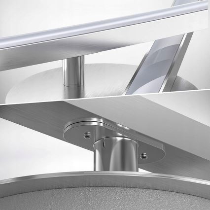 LED stropna svetilka 2xLED/6W/230V v sijajnem kromu