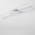 LED stropna svetilka 3xLED/6W/230V 3000K srebrna