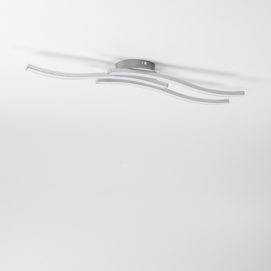 LED stropna svetilka 3xLED/6W/230V 3000K srebrna