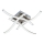 LED stropna svetilka 4xLED/2,6W/230V 3000K matni krom