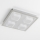 LED stropna svetilka 4xLED/5W/230V 3000K 28x28 cm matni krom