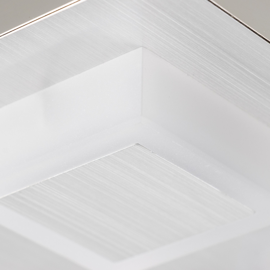 LED stropna svetilka 4xLED/5W/230V 3000K 28x28 cm matni krom