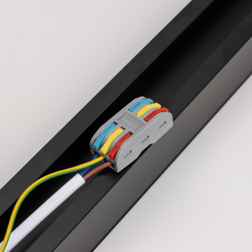 LED stropna svetilka ALLDAY BASIC LED/20/30/40W/230V 2700/4000/6000K 120 cm črna