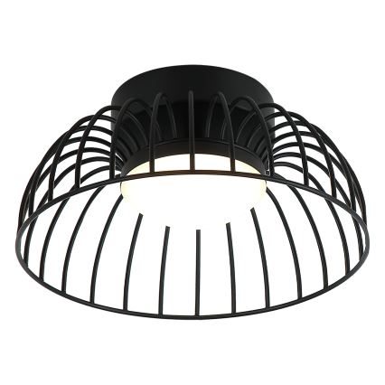 LED stropna svetilka BETSY, 12 W, 230 V, premer 25 cm, črna