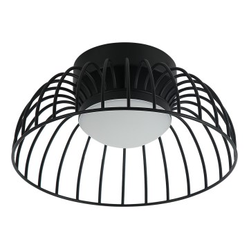 LED stropna svetilka BETSY LED/12W/230V, premer 25 cm, črna