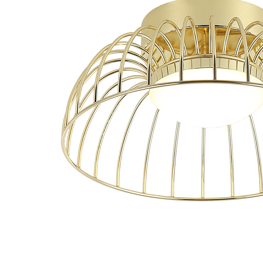 LED stropna svetilka BETSY LED/12W/230V premer 25 cm zlata